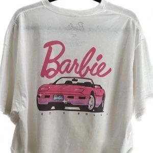 BARBIE Cadillac Oversized Cropped Tee  Size  L and M